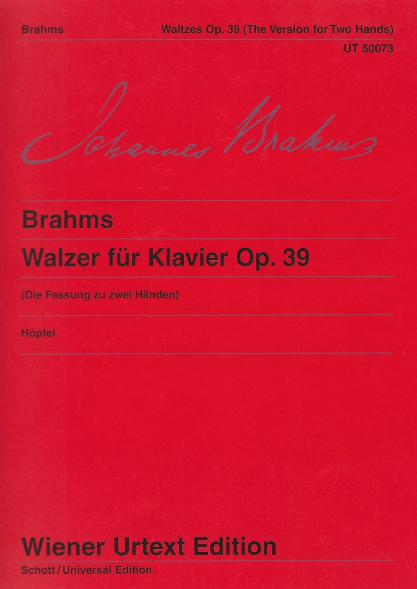 Walzer für Klavier Op. 39 S1